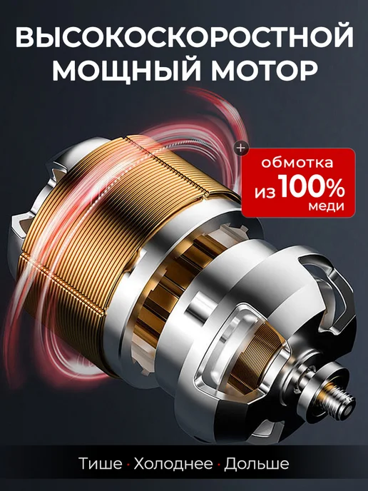 Аккумуляторная садовая воздуходувка мощная для листьев снега, вариант, фото 3