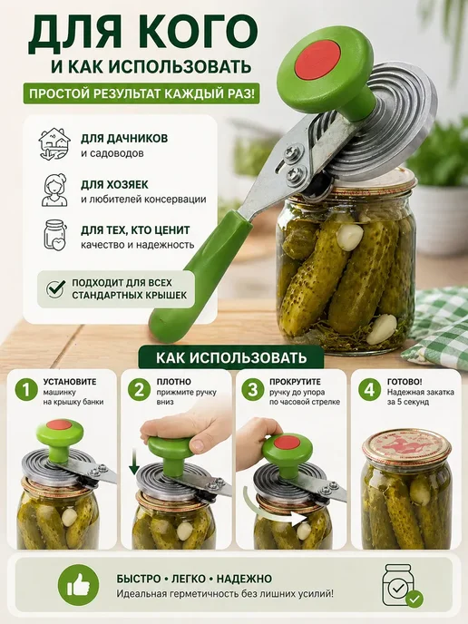 KAMstore Закаточная машинка для банок полуавтоматическая Беларусь, серый, фото 4