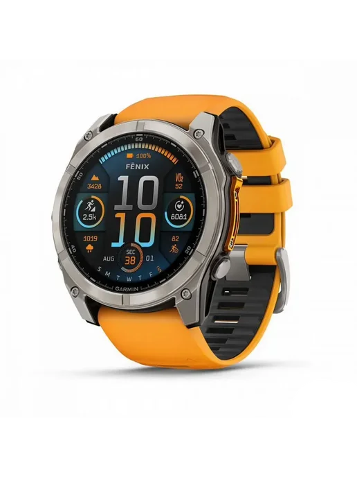 Garmin Fenix 8 AMOLED Sapphire Titanium 47 мм (010-02904-11), титан, фото 2