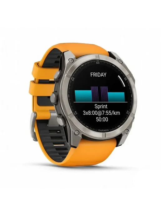 Garmin Fenix 8 AMOLED Sapphire Titanium 47 мм (010-02904-11), титан, фото 3