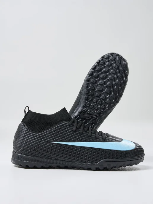Nike Сороконожки футбольные Mercurial, черный, фото 3