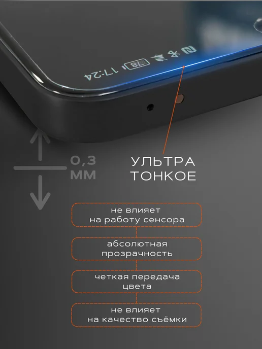 Steel pro Защитное стекло Premium на Xiaomi Redmi Note 12, вариант, фото 3