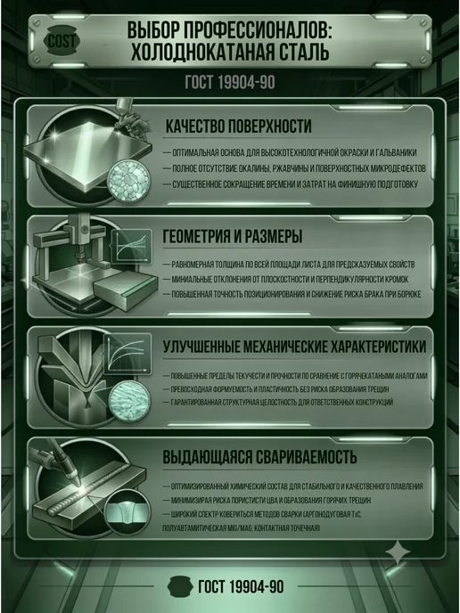 ИМпласт Лист металлический стальной 2 мм 1000х500 мм. Холоднокатаный, 1000x500 мм, фото 7