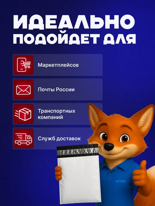 АЙ ПАК Курьерский почтовый сейф пакет 10х15 см 100х150мм 10000 шт, 10000 шт, фото 2