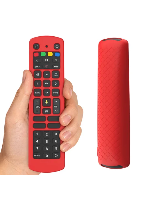 Чехол силикон для Jio TV (Красный), красный, фото 3