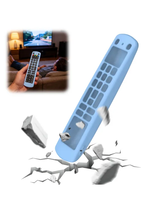 Чехол силикон для Jio TV (Красный), синий, фото 2