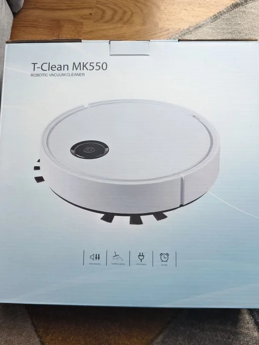 Робот пылесос новый T-Clean MK550, вариант, фото 2