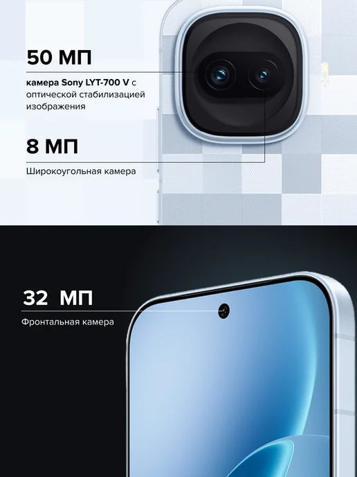 Смартфон vivo Iqoo 15R 8/256 ГБ, серебристый, фото 6