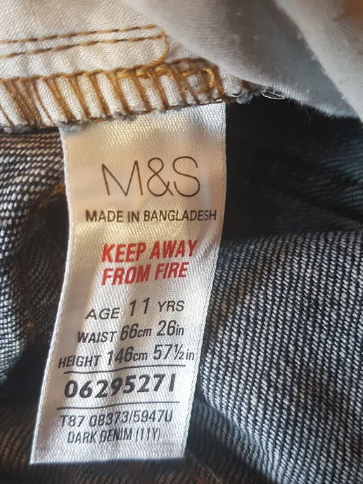 Marks & Spencer Джинсы на мальчика M&S, синий, фото 7