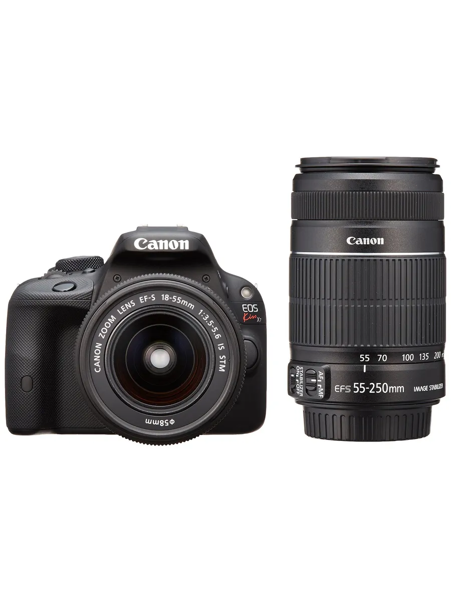 CANON EOS Kiss X7 с двумя зум-объективами