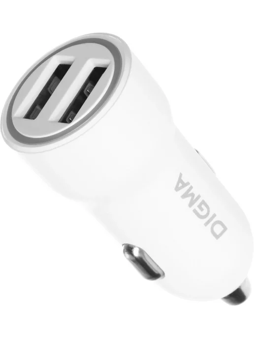 Digma Автомобильное зарядное устройство DGC1С 12W 2,4A, 12 Вт, фото 3