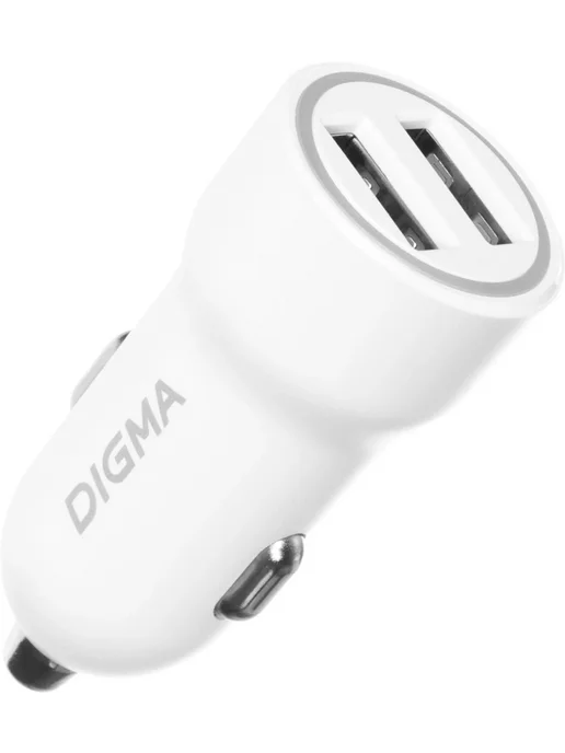 Digma Автомобильное зарядное устройство DGC1С 12W 2,4A, 12 Вт, фото 4