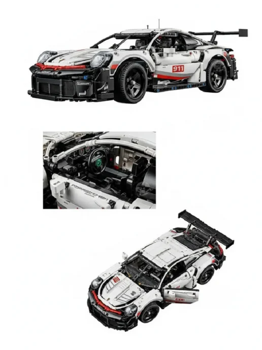 BASEWAY Конструктор машина Porsche 911 RSR на пульте управления, вариант, фото 6