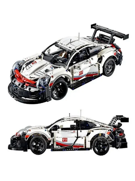 BASEWAY Конструктор машина Porsche 911 RSR на пульте управления, вариант, фото 7