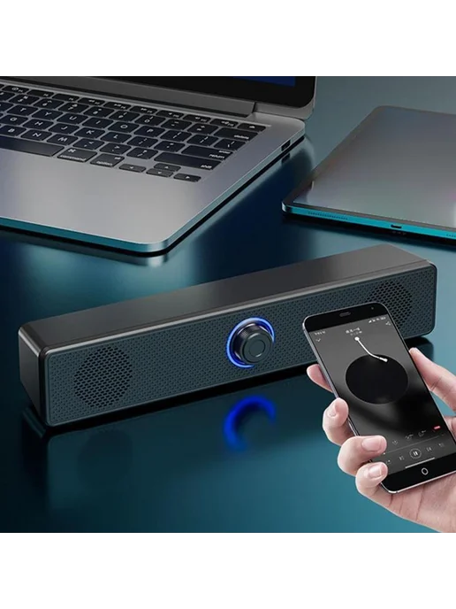 Колонка компьютерная проводная Bluetooth, сабвуфер, для дома, вариант