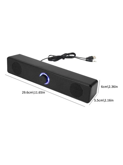 Колонка компьютерная проводная Bluetooth, сабвуфер, для дома, вариант, фото 3