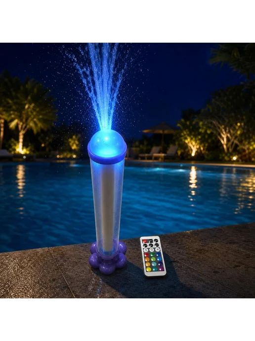 Радуга светящийся водяной бластер LED (3шт), 3 шт, фото 5