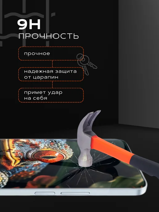 Steel pro Премиальное защитное стекло для Xiaomi Redmi 15, вариант, фото 5