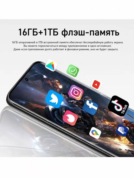 Смартфон YFQTXLW Cemon 60 Pro 6/1024 ГБ, черный, фото 8