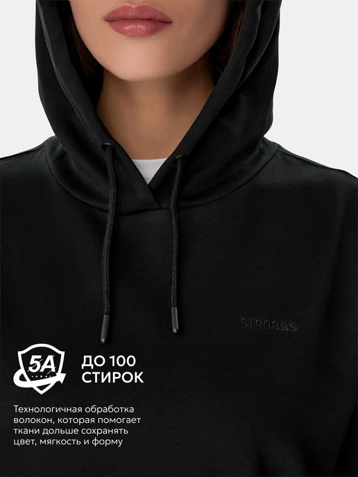 Strobbs Толстовка женская, черный, фото 7