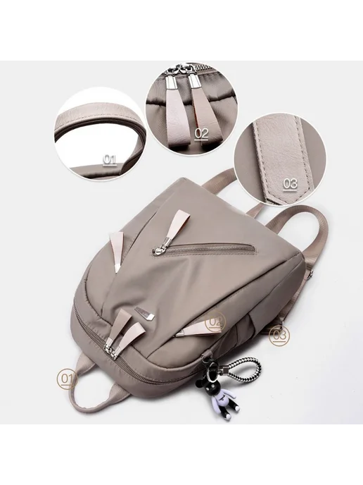 Красный школьный рюкзак для женщин и девушек в стиле колледж…, красный, фото 6