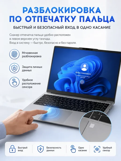 Ноутбук для работы и учебы 15.6" 16 1024ГБ Intel i5, 1024 ГБ, фото 7