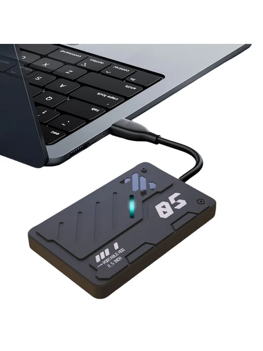 1ТБ портативный HDD Type-C RGB, 2.5" для PC, Mac, Xbox, 1 ТБ, фото 3