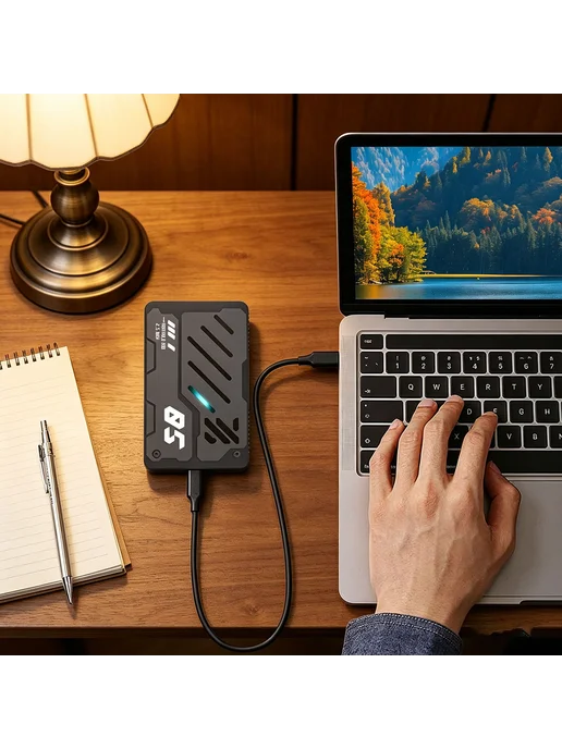 1ТБ портативный HDD Type-C RGB, 2.5" для PC, Mac, Xbox, 1 ТБ, фото 7