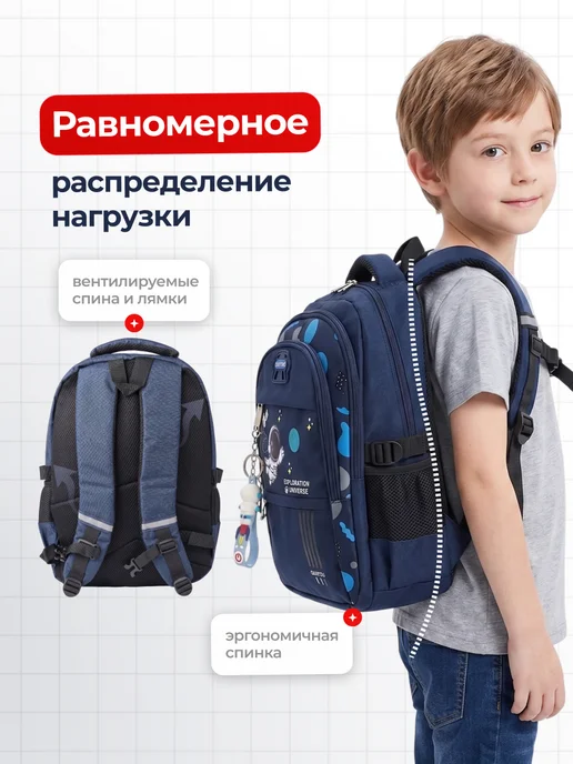 JewelryMeverly Рюкзак школьный детский для первоклассника, вариант, фото 4