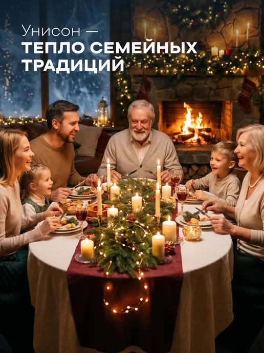 Унисон Полотенца кухонные набор 33х60 4 шт Символ года, 33x60, 4 шт, фото 4