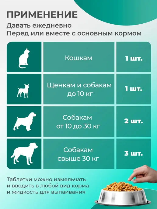 veda Витаминный комплекс для суставов собак и кошек 200шт, 200 шт, фото 5
