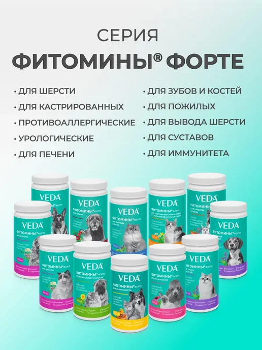 veda Витаминный комплекс для суставов собак и кошек 200шт, 200 шт, фото 7