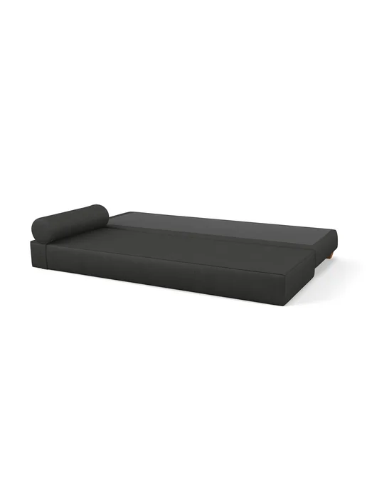 Soft Element Кушетка кровать Руне серо - голубой, массив дерева, рогожка, диван графит, фото 5