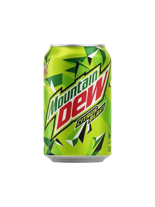 Mountain Dew USA Напиток MOUNTAIN DEW CITRUS BLAST (маутен дью) 0.33л ДАНИЯ, 330 мл, фото 2