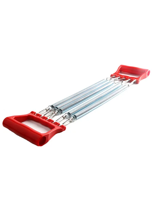 Фитнес-эспандер Chest Expander, регулируемый, красный, красный, фото 2