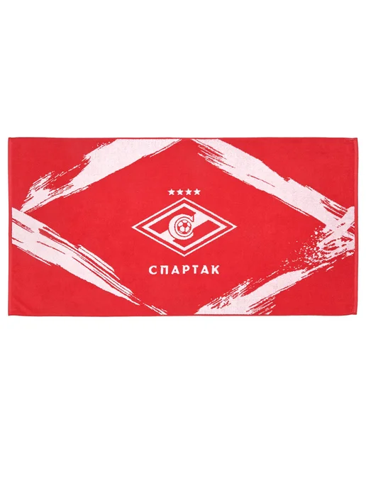 Хлопковый Край Полотенце Спартак ФК Spartak FC 50х100см, белый, фото 2