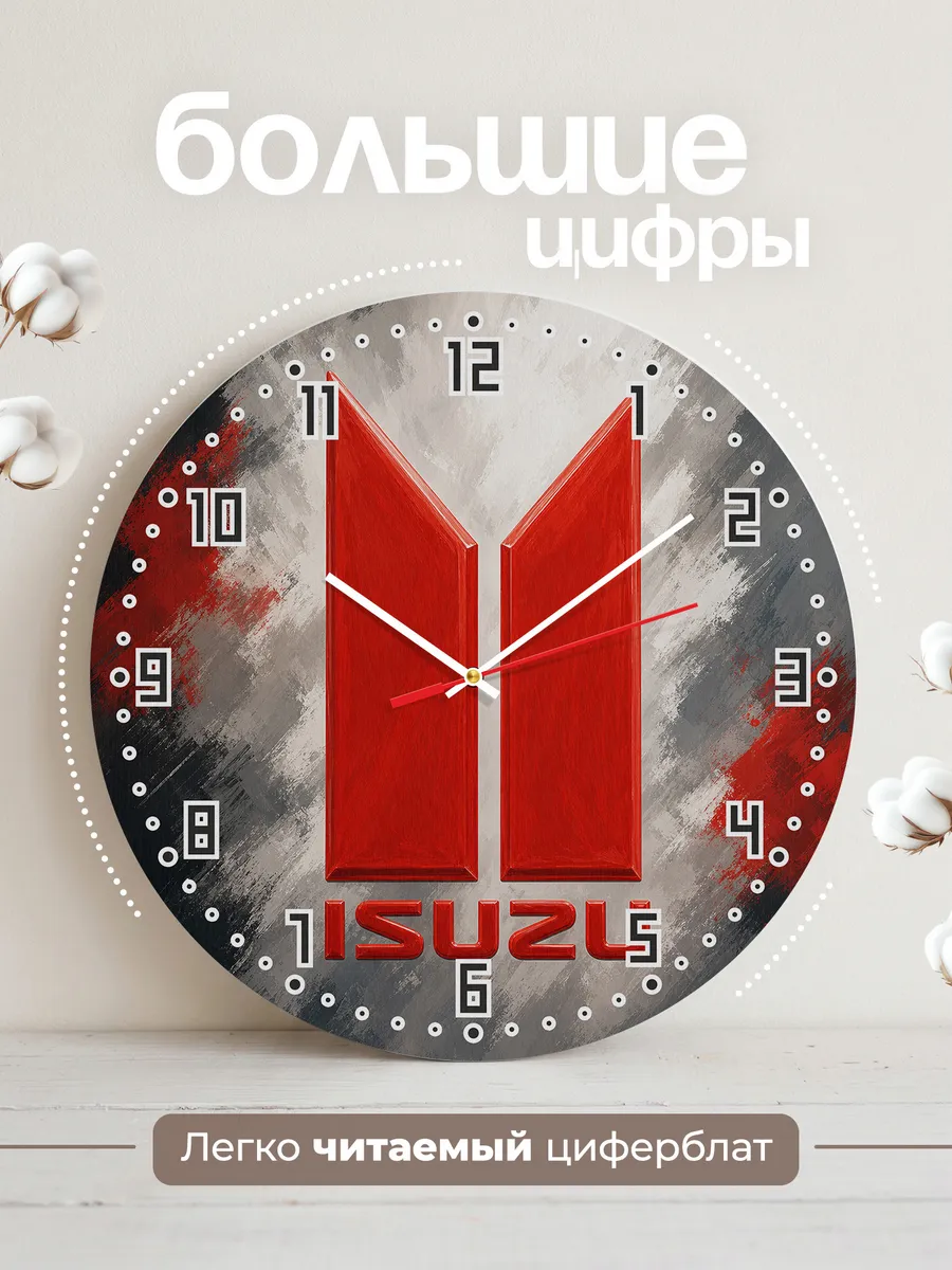Часы настенные "Isuzu" — фото 4