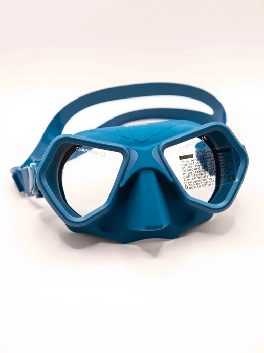 GO DIVE Маска для подводной охоты и плавания Freeman, синий, фото 8