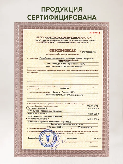 SVT TEXTILE Канистра для бензина 20 л металлическая (для гсм и масел), 20 л, фото 5