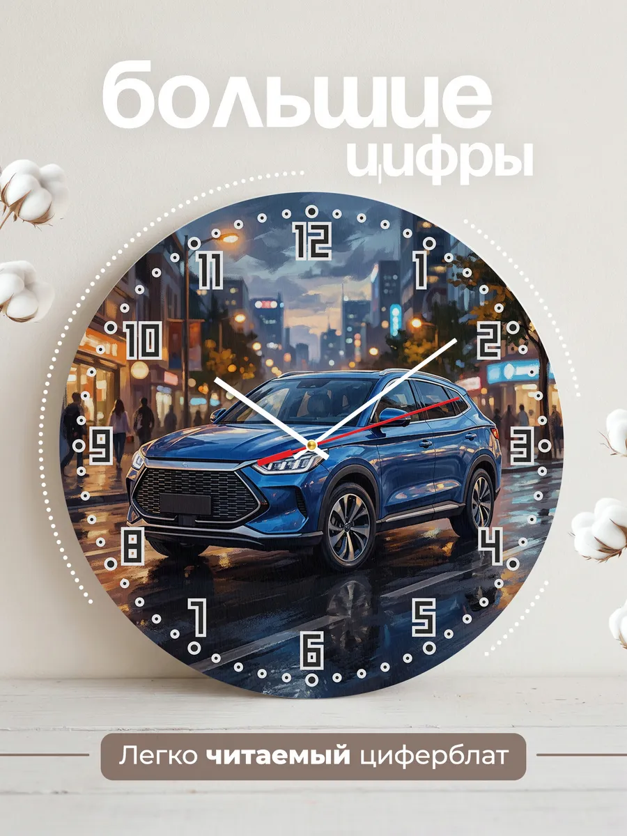Часы настенные "BYD Song Plus" — фото 4