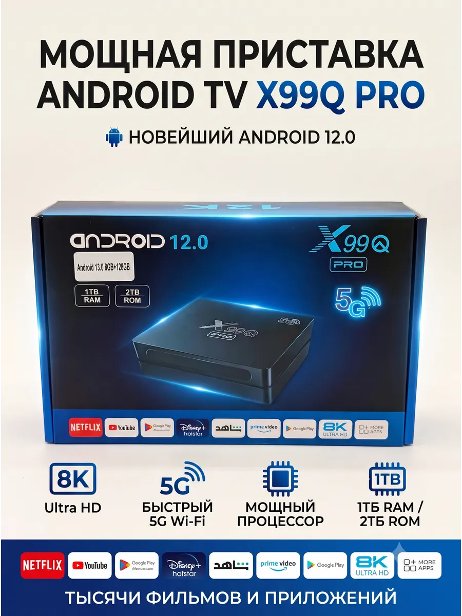 Смарт ТВ-приставка Android TV — фото 1