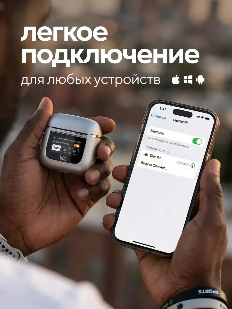 Наушники беспроводные с микрофоном JBL Tour Pro 2 — фото 6