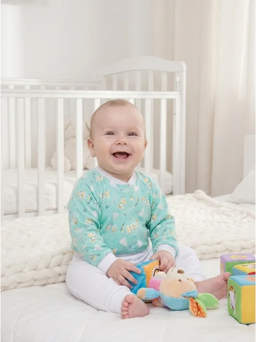 LITTLE WORLD OF ALENA Кофточка нательная для новорожденного, белый, фото 2