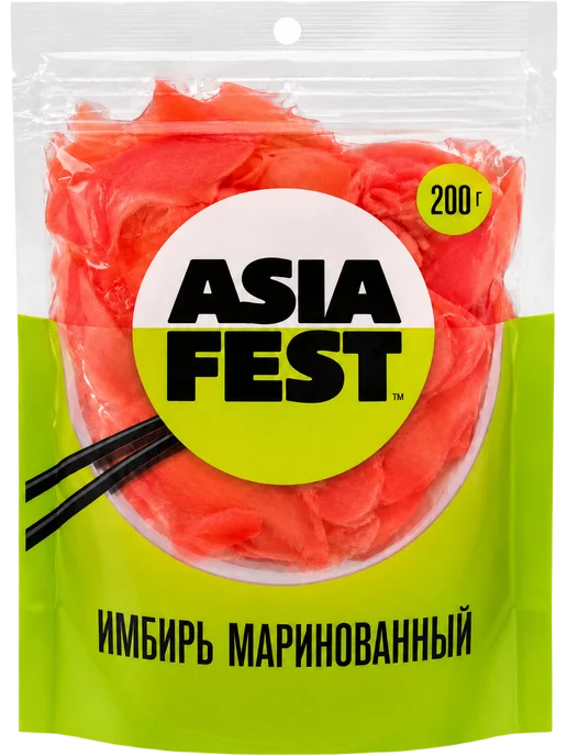 ASIA FEST Маринованный имбирь 200 гр, 2 шт, 200 г, 3 шт, фото 3