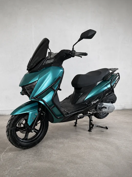 ТЕХНОМОТОРФ Cкутер GALAXY 2 Green 49 (170) см3, бензиновый, зеленый, фото 3