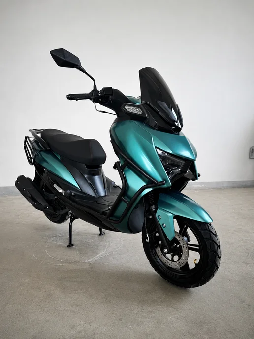 ТЕХНОМОТОРФ Cкутер GALAXY 2 Green 49 (170) см3, бензиновый, зеленый, фото 5