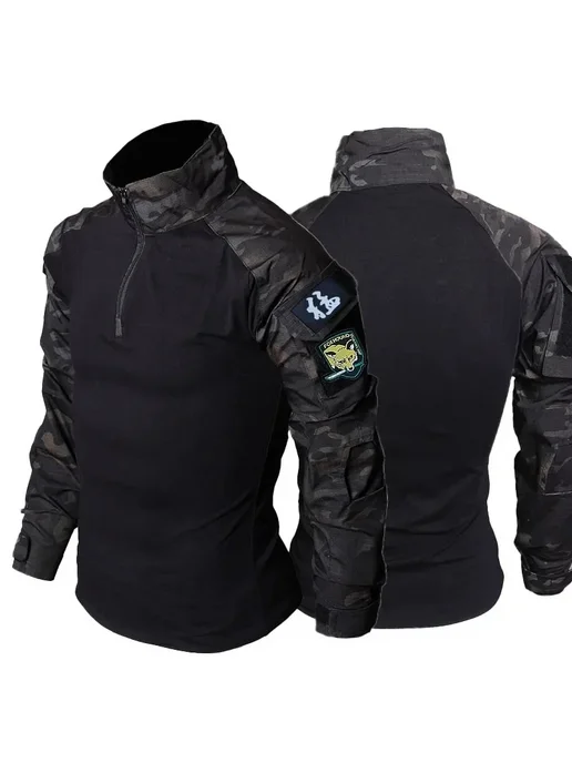 AUKUPKEE Мужской Камуфляжный Комплект Soft Shell, черный, фото 4