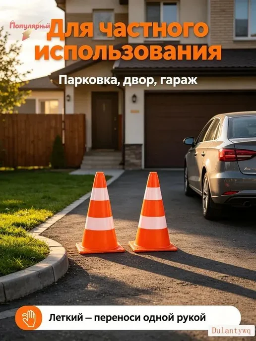 Конус дорожный, 6 шт, 6 шт, фото 3
