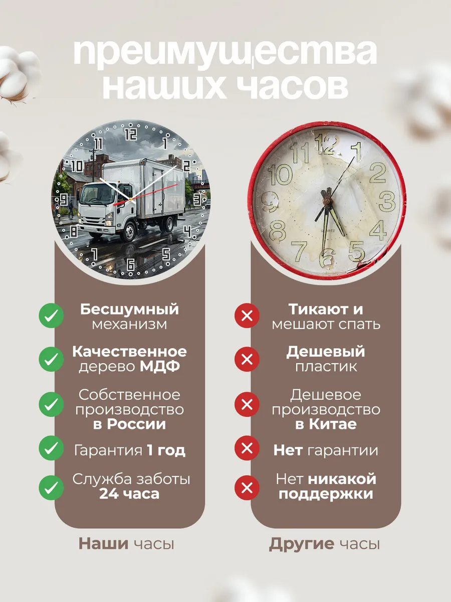 Часы настенные "Isuzu N Series" — фото 2