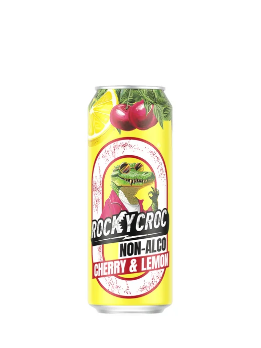 Лидское Напиток zero Rocky Croc со вкусом вишни и лимона 0,45л.х12шт, 0,45 л, 24 шт, фото 5
